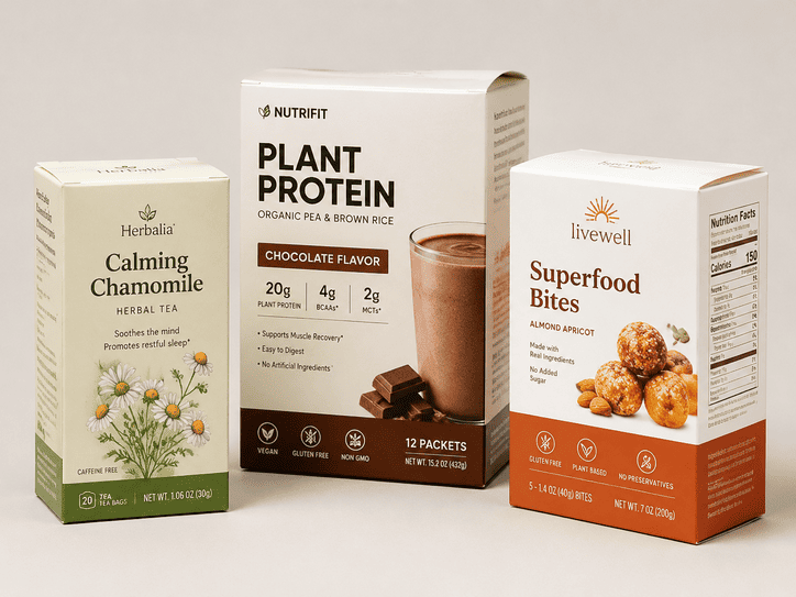 Food and supplement cartons