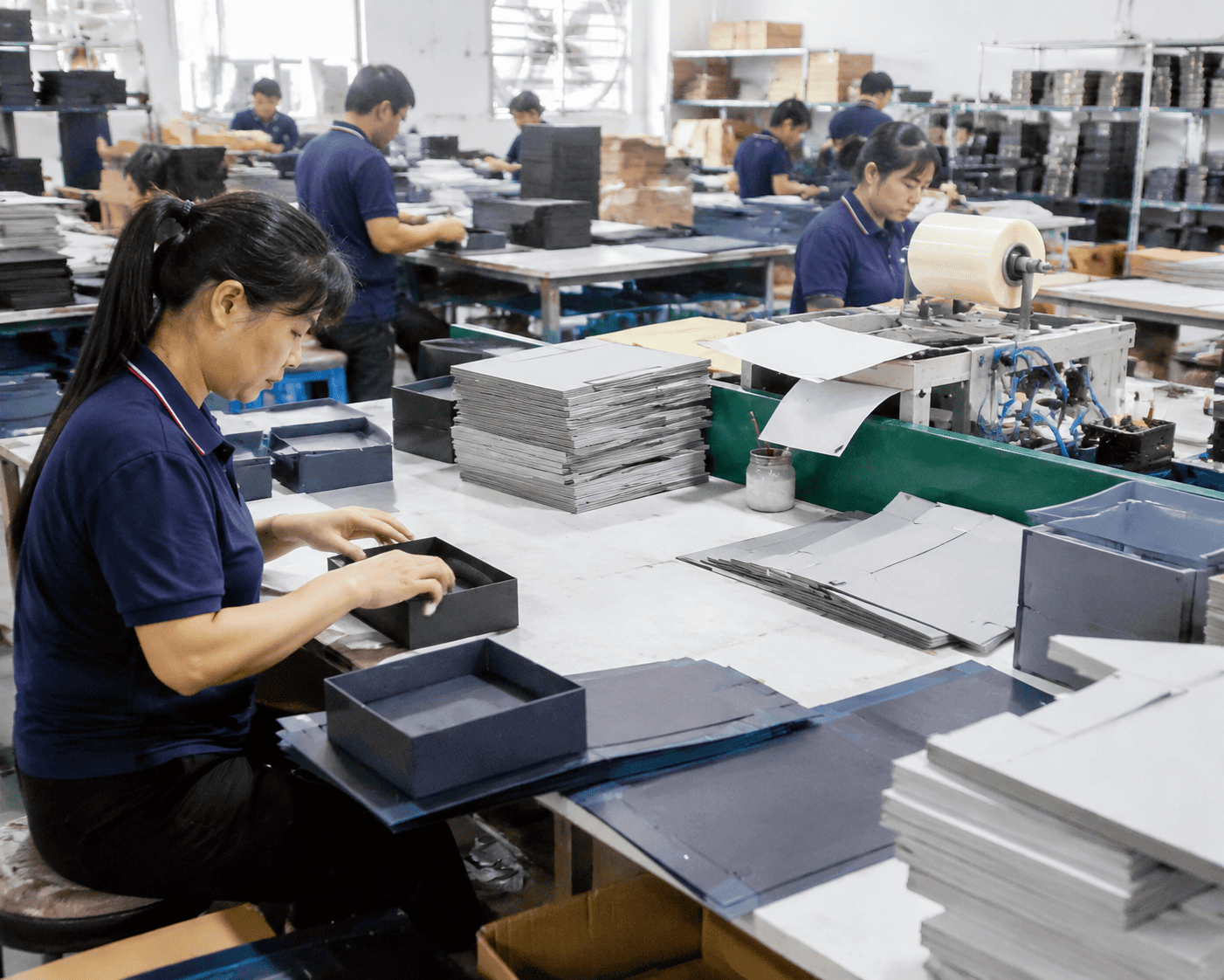Rigid gift box workshop at Packtix
