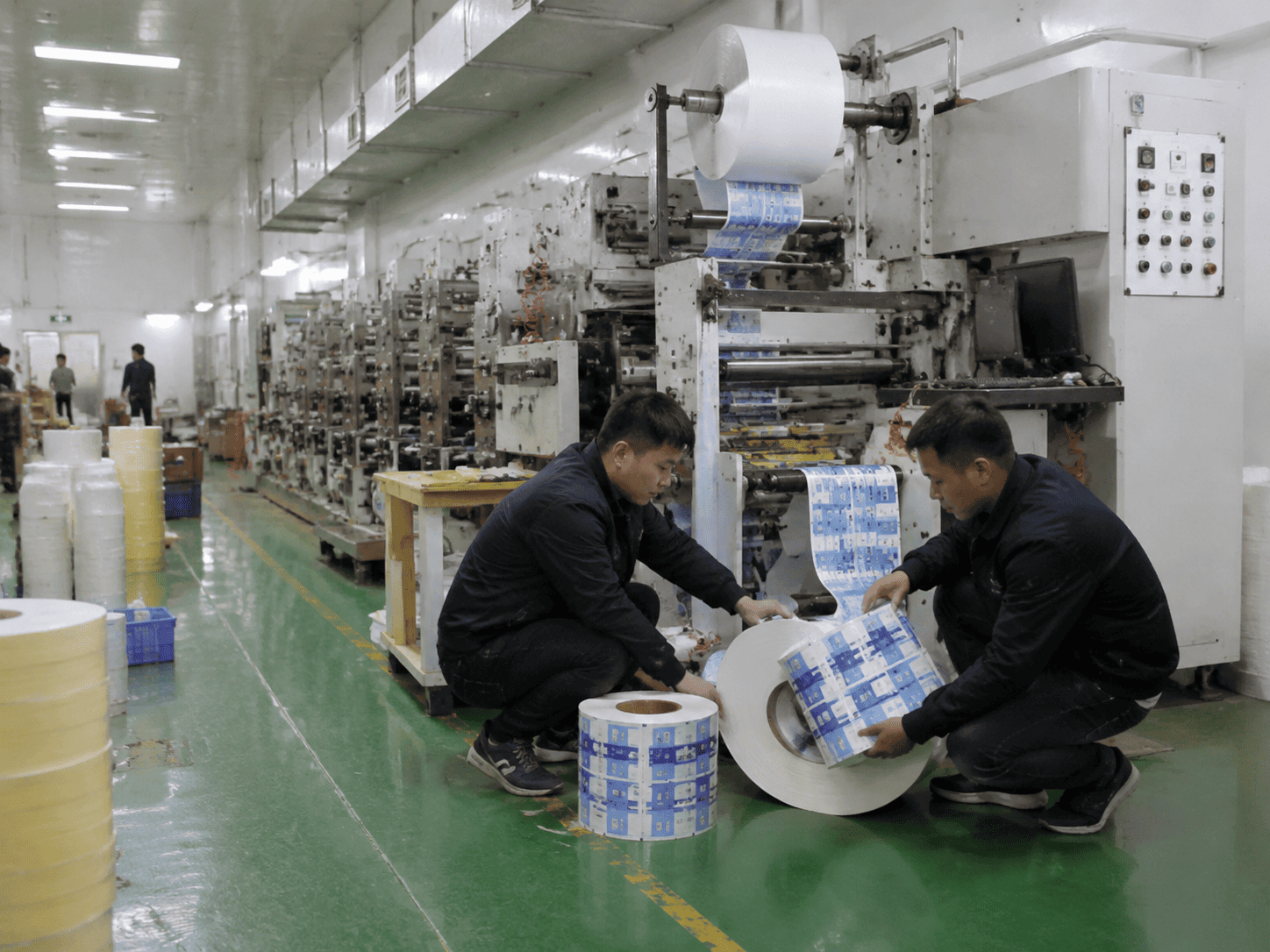 Self-adhesive label workshop at Packtix