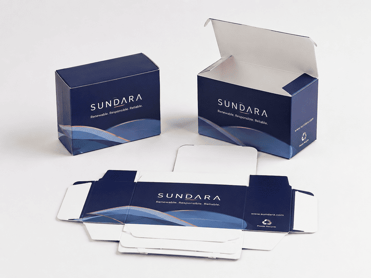 Tuck end folding cartons