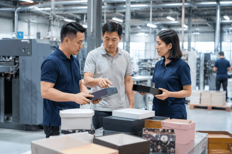 Packtix custom packaging factory and team in China