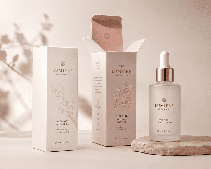 Cosmetic folding cartons
